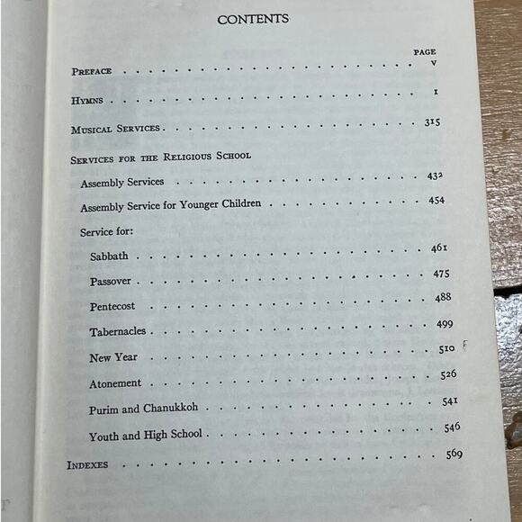 Union Hymnal Songs and Prayers for Jewish Worship 3rd Ed Music Book 1950's. - Picture 6 of 7